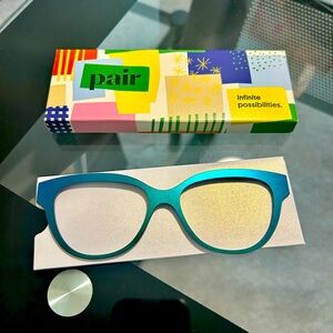 PAIR Eyewear The Peacock Ombré Premium Collection Toppers for Quinn Frame